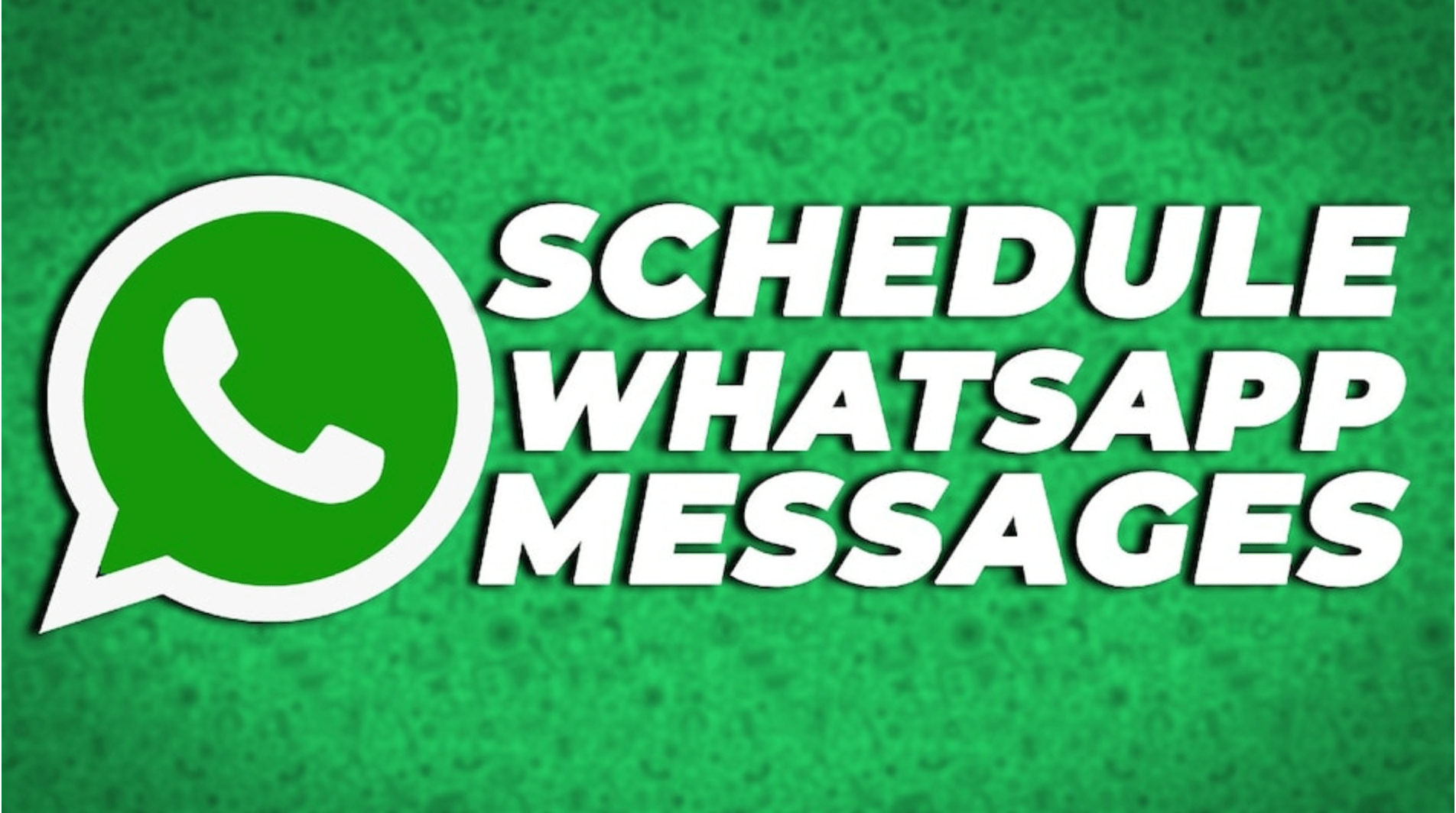 Want To Schedule Whatsapp Messages