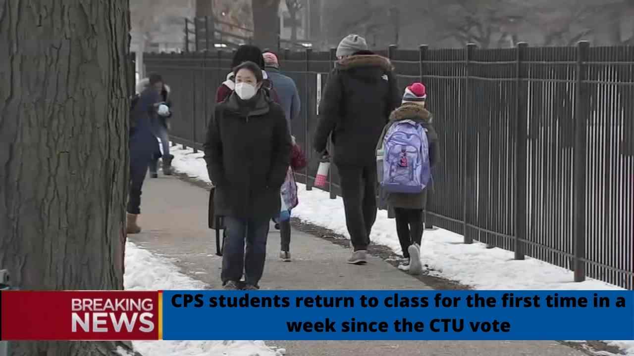 CPS students return to class for the first time in a week since the CTU vote