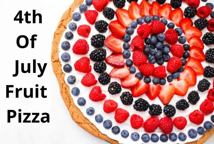 4th Of  July Fruit Pizza