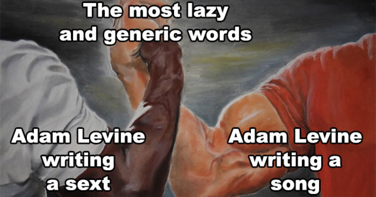 Top 5 Adam Levine Flirty Messages Memes!