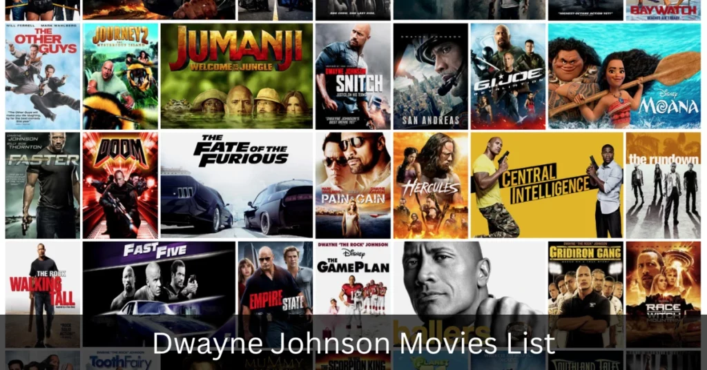 Dwayne Johnson Movies List