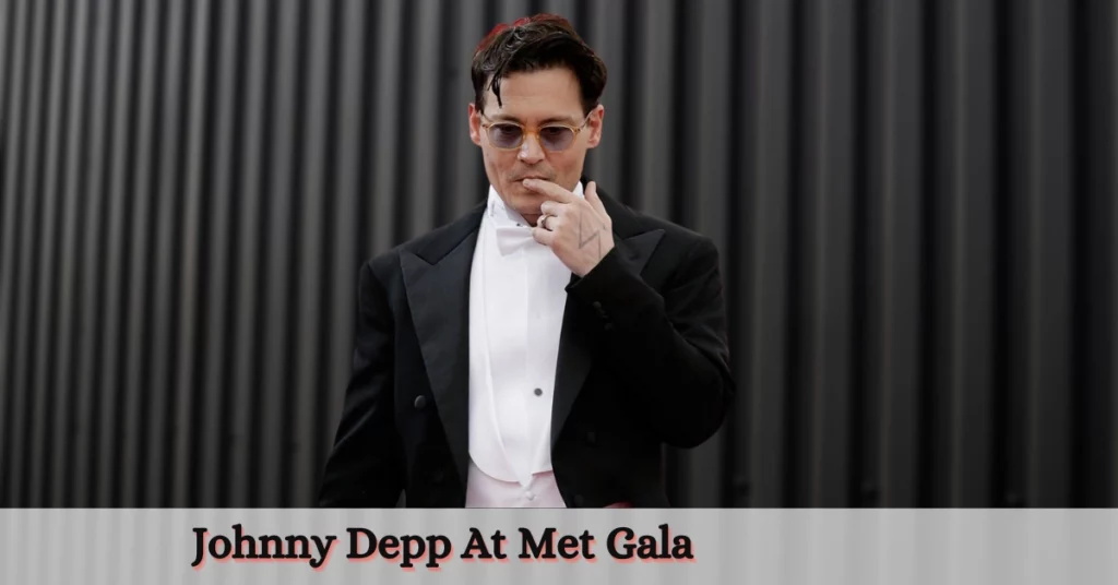 Johnny Depp At Met Gala