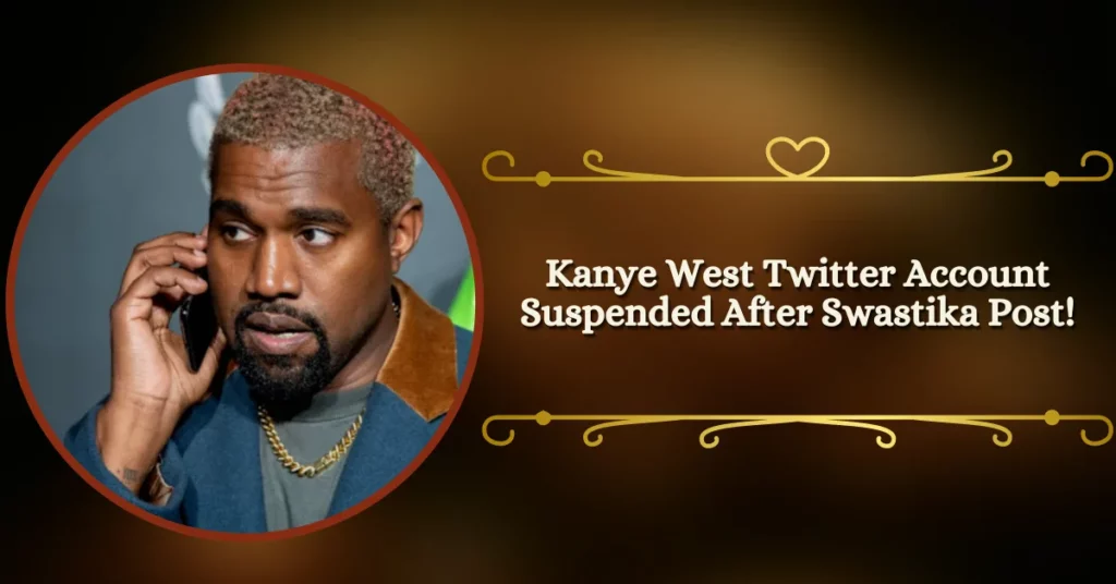 Kanye West Twitter Account Suspended After Swastika Post!