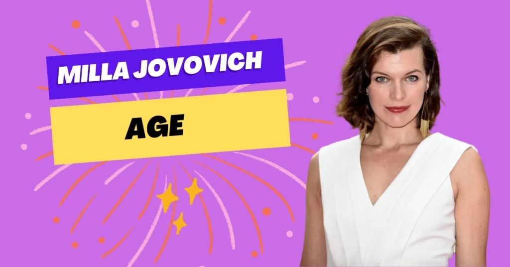 Milla Jovovich Age