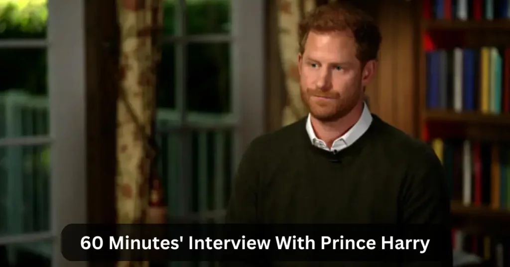 60 Minutes' Interview With Prince Harry
