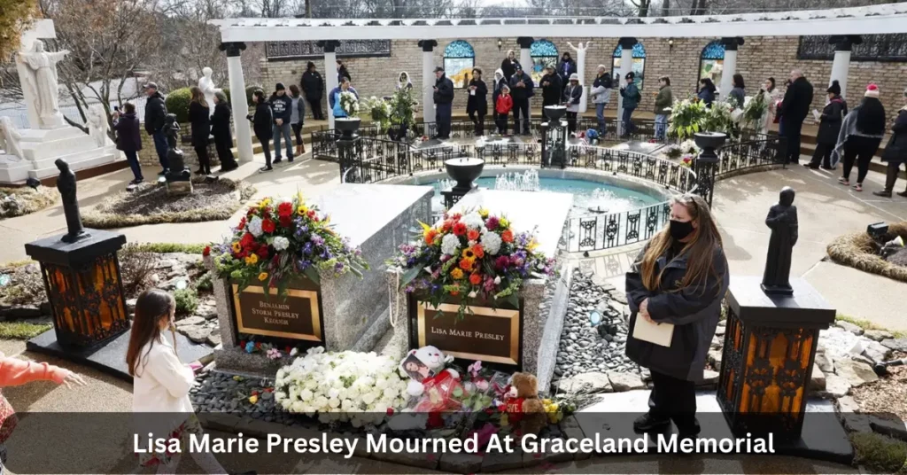 Lisa Marie Presley Mourned At Graceland Memorial