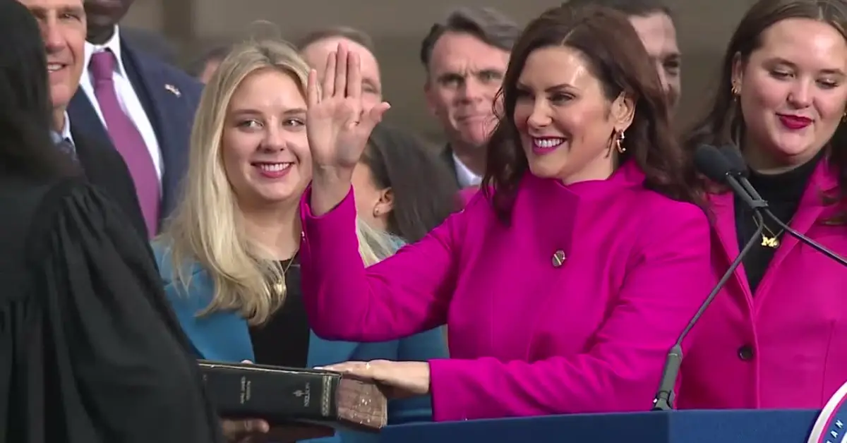 Michigan Gov. Whitmer Sworn In For Second Term