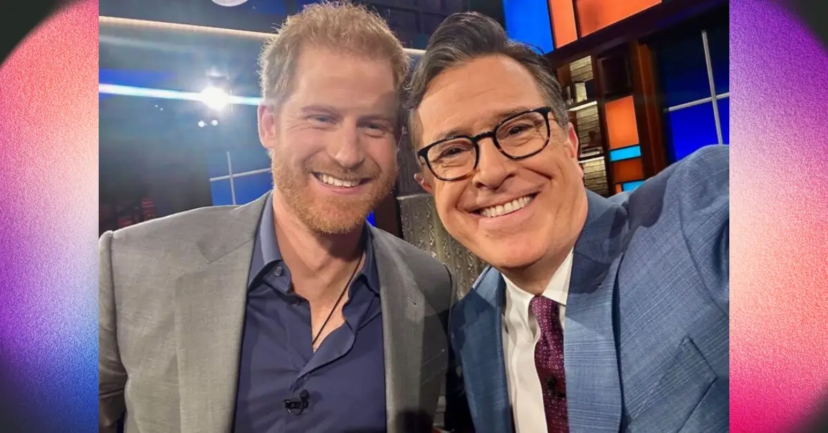 Prince Harry's Interview With Stephen Colbert