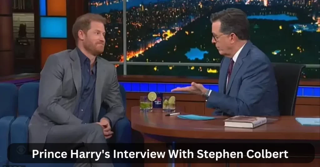 Prince Harry's Interview With Stephen Colbert