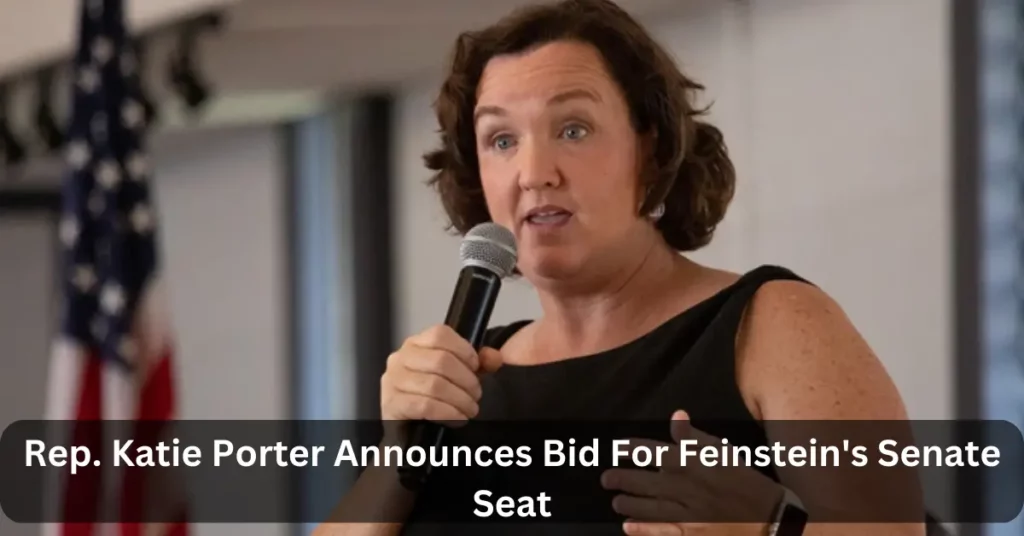 Rep. Katie Porter Announces Bid For Feinstein's Senate Seat