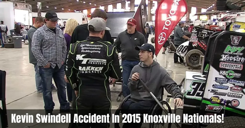 Kevin Swindell Accident In 2015 Knoxville Nationals!