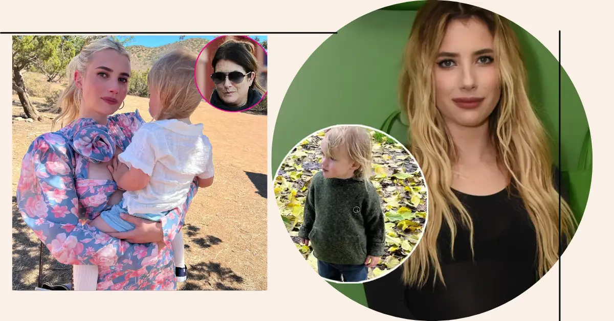Emma Roberts Calls Out Mom For Sharing Photo Of Son's Face