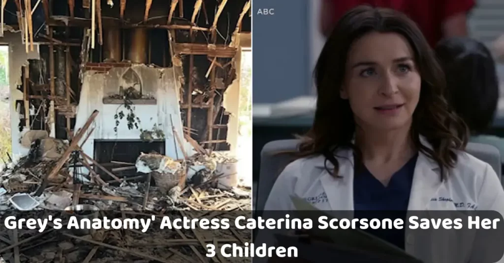 Grey's Anatomy' Actress Caterina Scorsone Saves Her 3 Children