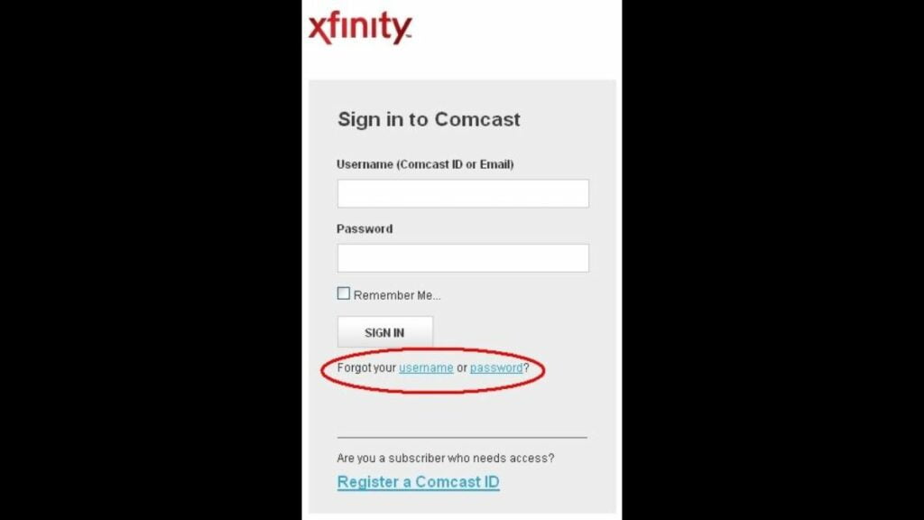 xfinity email login