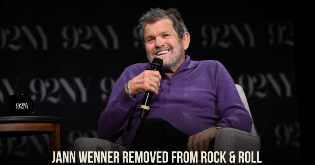 Jann Wenner Removed from Rock & Roll