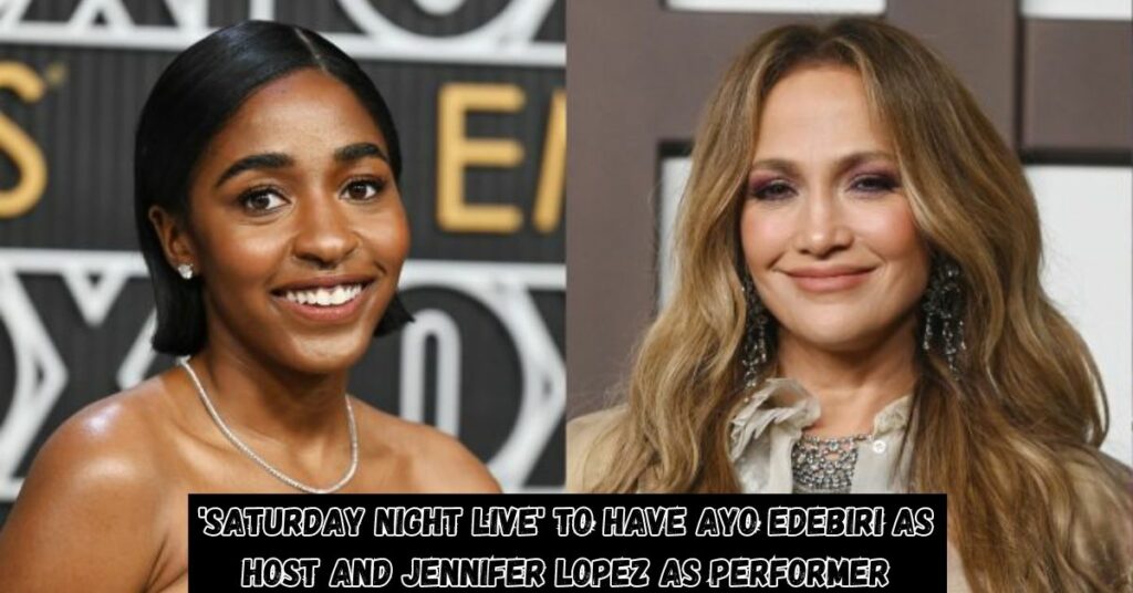 'Saturday Night Live' to Have Ayo Edebiri as Host and Jennifer Lopez as Performer