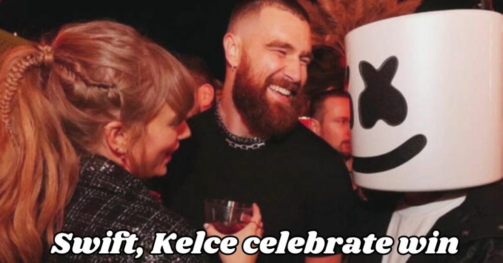 Swifty Tyson Flies Into Sin City for the Big Game—and a Celebratory K!ss With Travis Kelce!